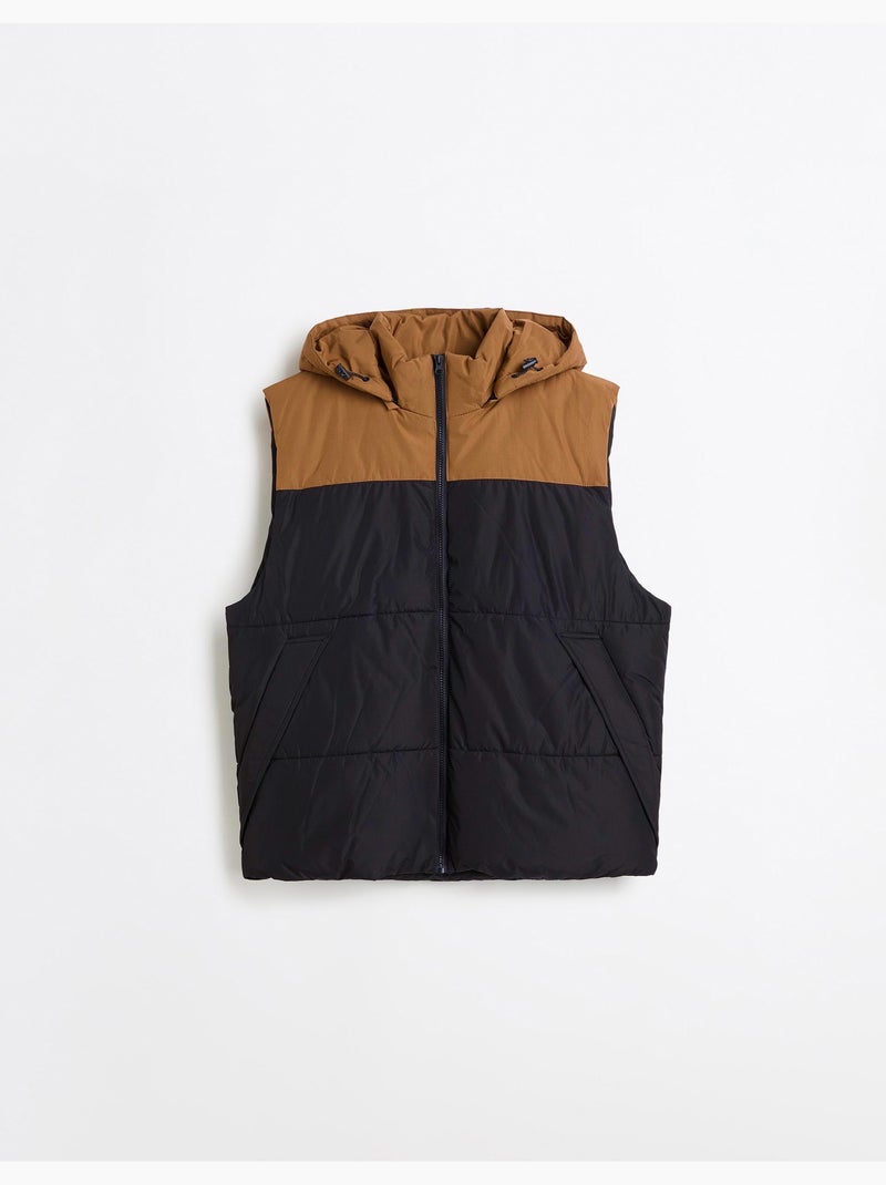 Gilet à capuche, mo fashion Noir - Kiabi