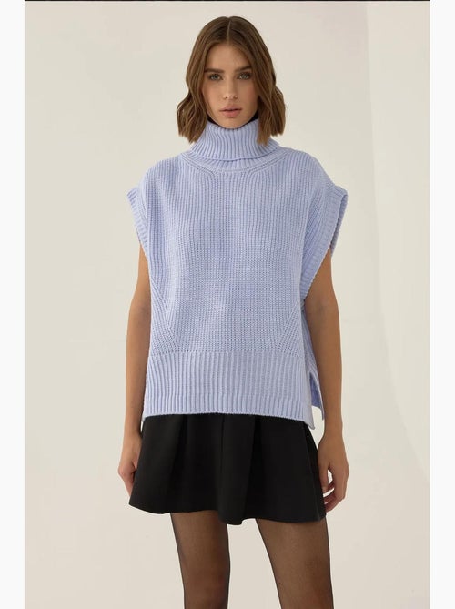 Gilet à col roulé coupe décontractée hiccup - Kiabi