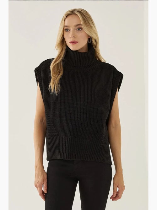 Gilet à col roulé coupe décontractée hiccup - Kiabi