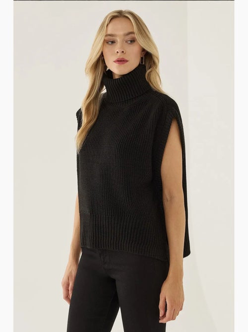 Gilet à col roulé coupe décontractée hiccup - Kiabi