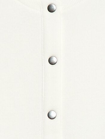 Gilet à manches longues avec ouverture pressions