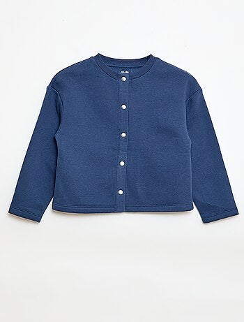 Gilet à manches longues avec ouverture pressions