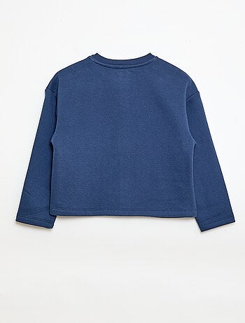 Gilet à manches longues avec ouverture pressions