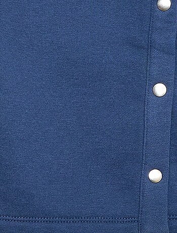 Gilet à manches longues avec ouverture pressions