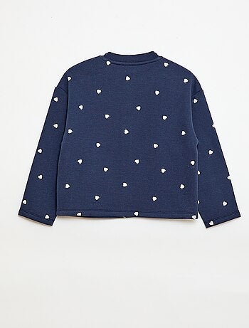 Gilet à manches longues avec ouverture pressions