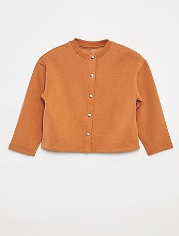 Gilet à manches longues avec ouverture pressions