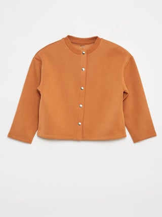 Gilet à manches longues avec ouverture pressions