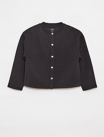 Gilet à manches longues avec ouverture pressions