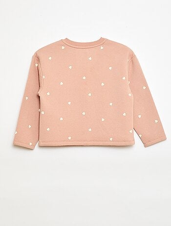 Gilet à manches longues avec ouverture pressions