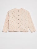 Gilet à manches longues avec ouverture pressions ROSE - Kiabi