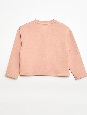 Gilet à manches longues avec ouverture pressions