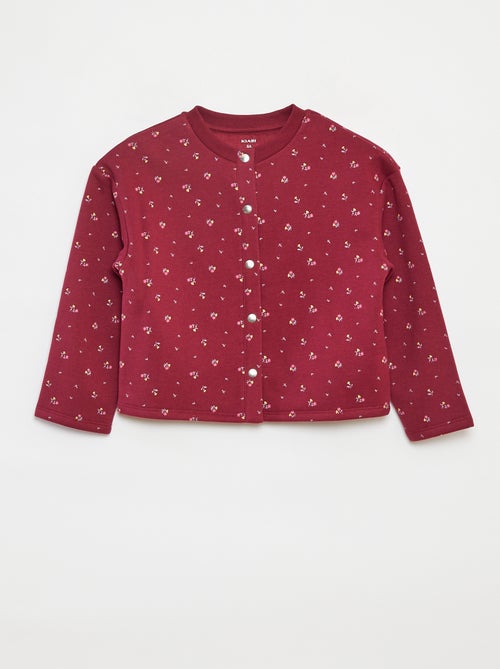 Gilet à manches longues avec ouverture pressions - Kiabi