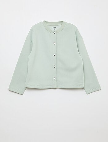 Gilet à manches longues avec ouverture pressions