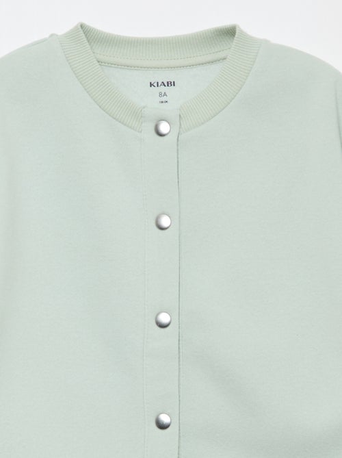 Gilet à manches longues avec ouverture pressions - Kiabi
