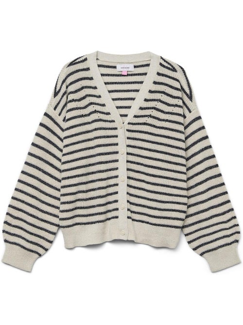 Gilet à Rayures Fille Vero Moda - Kiabi Gilet à Rayures Fille Vero Moda - Kiabi