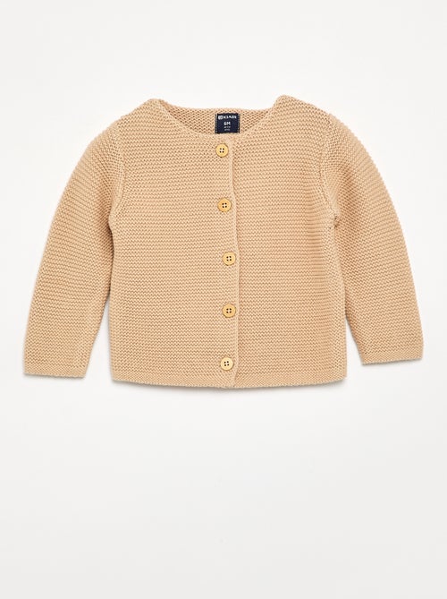 Gilet au point mousse - Kiabi Gilet au point mousse - Kiabi