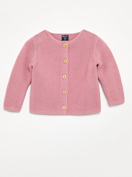 Gilet au point mousse - Kiabi Gilet au point mousse - Kiabi
