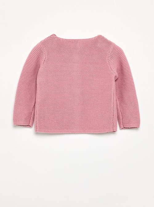 Gilet au point mousse - Kiabi Gilet au point mousse - Kiabi