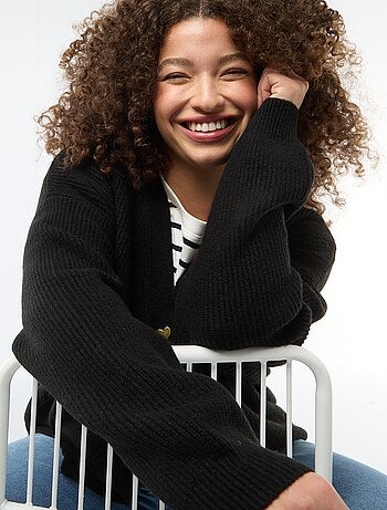 Gilet avec boutonnage en cœur