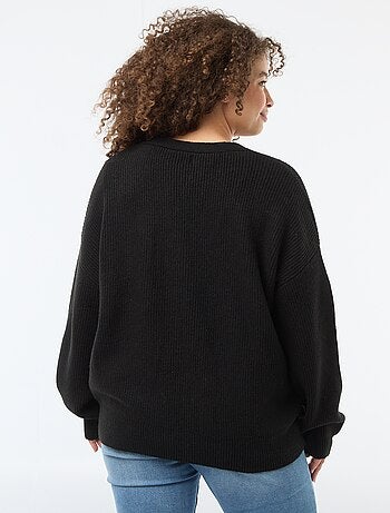 Gilet avec boutonnage en cœur