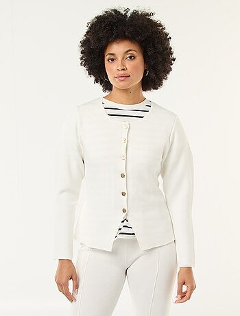 Gilet avec boutons dorés