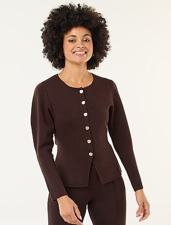 Gilet avec boutons dorés