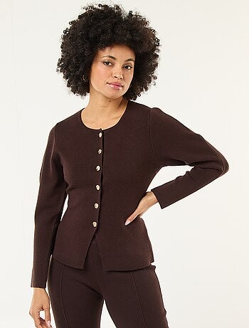 Gilet avec boutons dorés