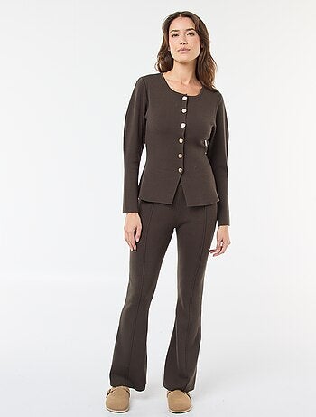 Gilet avec boutons dorés