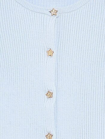Gilet avec boutons en forme d'étoile