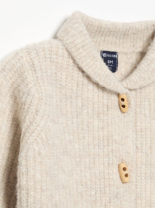 Gilet avec col châle - Kiabi