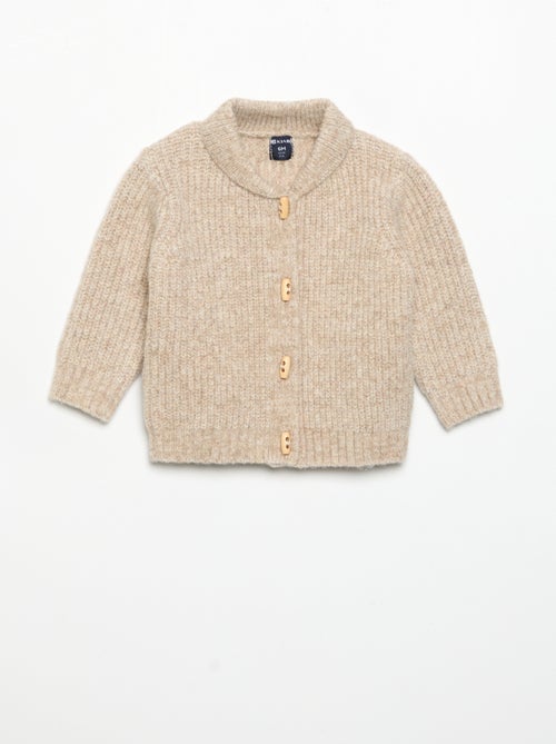 Gilet avec col châle - Kiabi