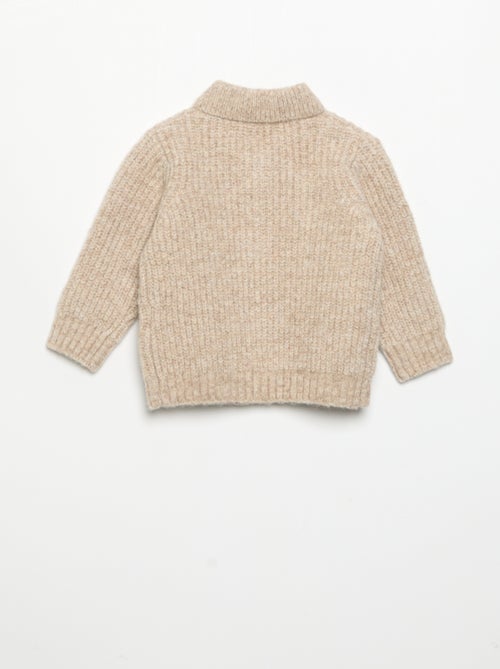 Gilet avec col châle - Kiabi