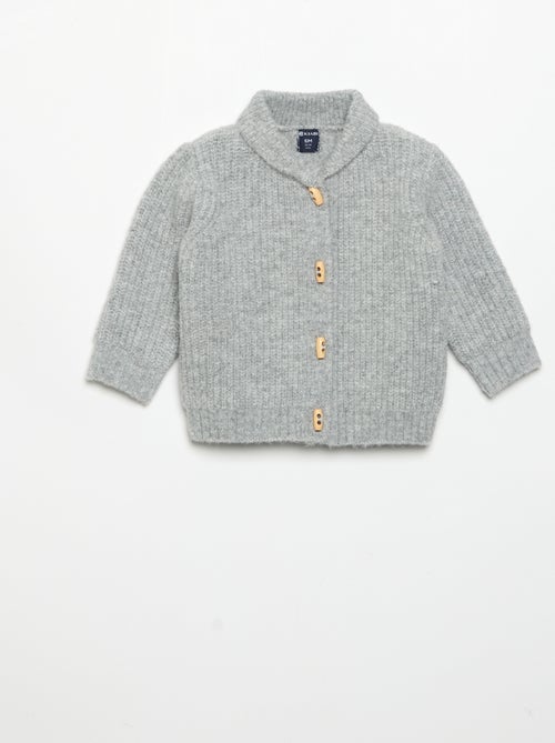 Gilet avec col châle - Kiabi
