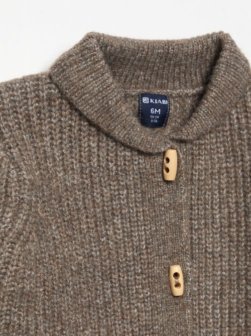 Gilet avec col châle - Kiabi