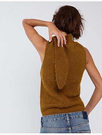 Gilet avec col, mo fashion