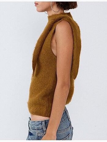 Gilet avec col, mo fashion