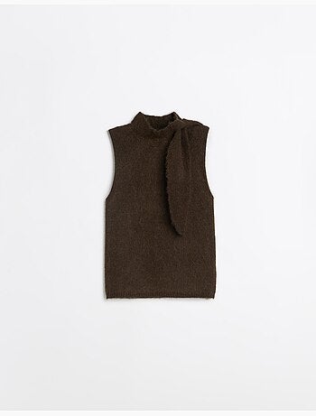 Gilet avec col, mo fashion