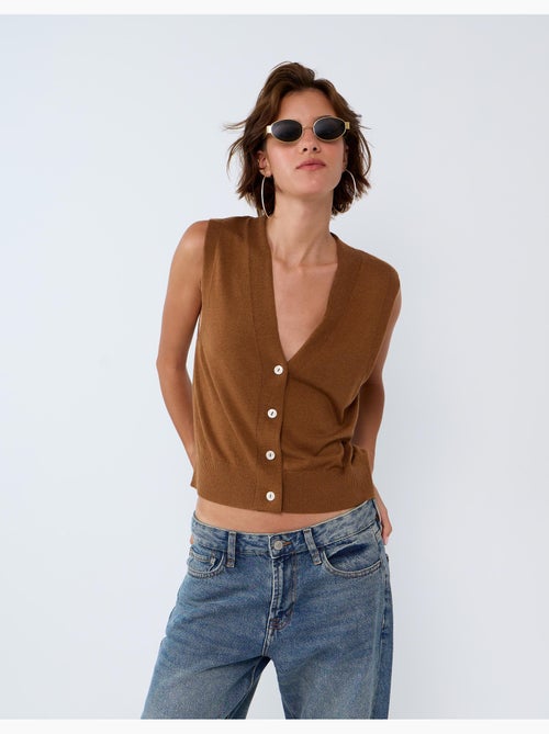 Gilet avec du cachemire, mo fashion - Kiabi