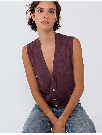 Gilet avec du cachemire, mo fashion