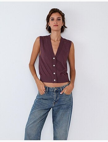 Gilet avec du cachemire, mo fashion