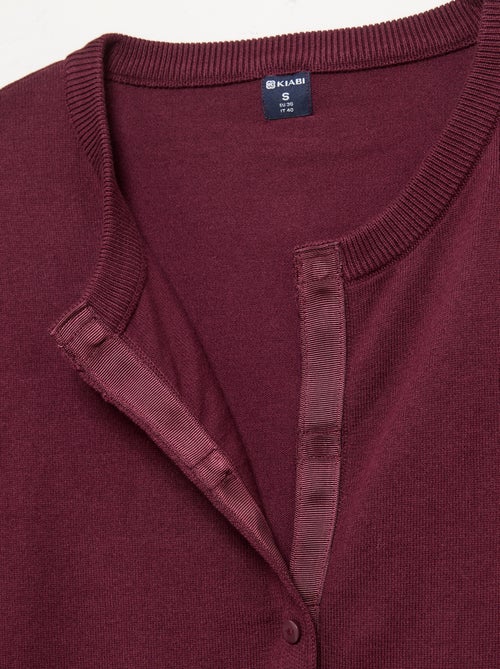 Gilet basique -  Facile à enfiler - Kiabi