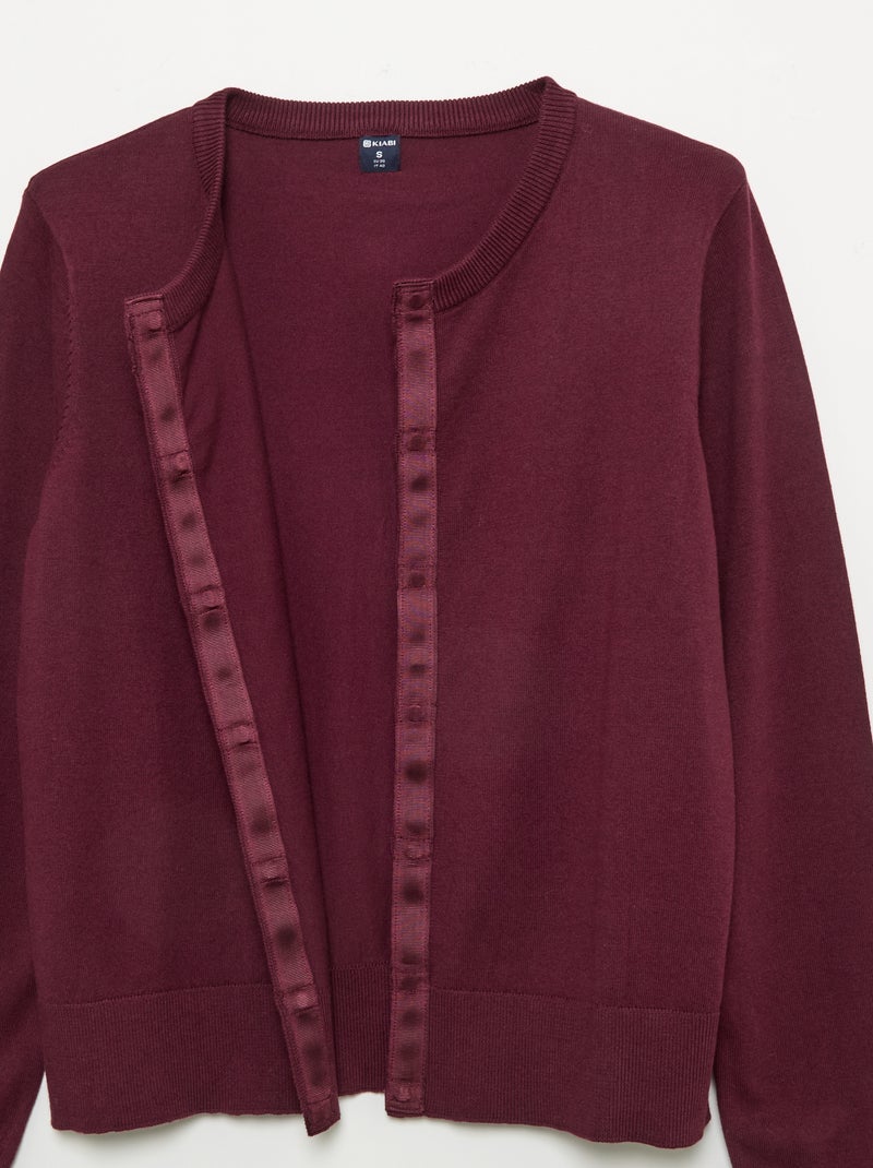 Gilet basique -  Facile à enfiler Rose - Kiabi