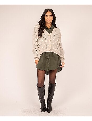 Gilet boutonné KAELLE