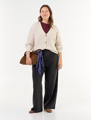 Gilet cardigan à encolure V