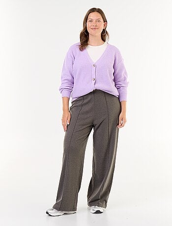 Gilet cardigan à encolure V