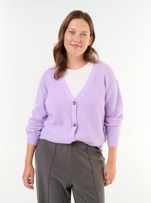 Gilet cardigan à encolure V - Kiabi