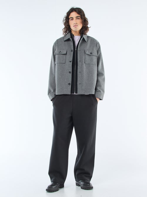 Gilet chaud zippé à col montant - Kiabi