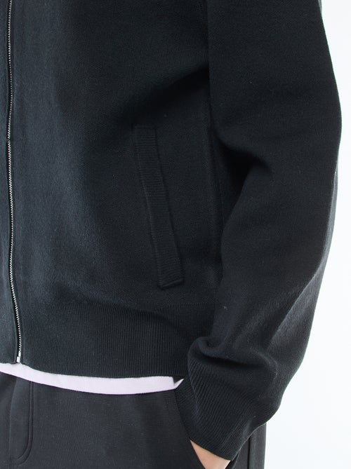 Gilet chaud zippé à col montant - Kiabi