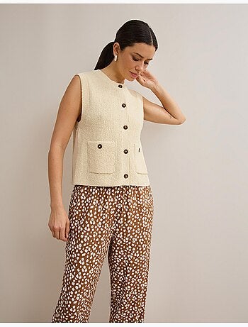 Gilet classique tricoté, mo fashion
