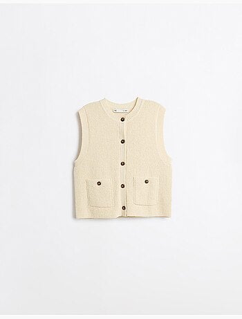 Gilet classique tricoté, mo fashion